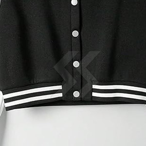 Femmes légères Crop Top Letterman Veste Matériau durable Confortable Crop Top Letterman Veste - Product Image 5