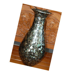 shell <b>vases</b> from mother of pearl <b>black</b> SEASHELL JEWELRY <b>Vases</b> seashell Motive <b>black</b> lip pearl shell - Product Image 2