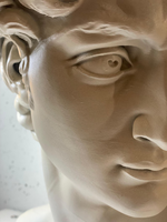 Buste de David Michel-Ange |   Sculpture Renaissance 3D |   Michel-Ange |   Décoration d'intérieur moderne et exposition d'art en plein air | H_Q PLA
