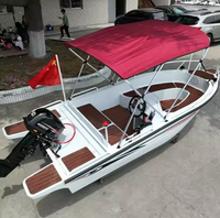 Bateau de sport de vitesse de luxe personnalisable/Yacht avec coque en aluminium Factory-Sold Premium Rowing Boat