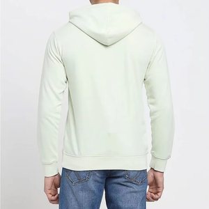 Sudadera con Capucha de Forro Polar para Hombre, de Algodón de Alta Calidad, con Logotipo Personalizado, Diseño Sólido, Estilo Casual, al por Mayor - Product Image 3