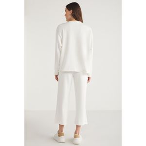 ETHIQUET Venus Conjunto de chándal para mujer, 100 % algodón, sin forro interior, cuello redondo, cintura elástica - Product Image 6