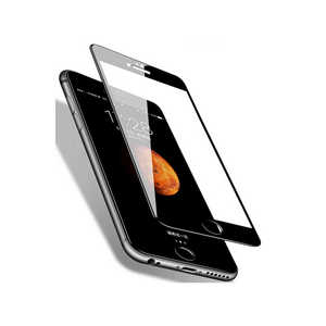 ฟิล์มกระจกนิรภัย Zore 3D Latte ป้องกันเต็มจอสำหรับ iPhone 7 ติดตั้งง่าย ป้องกันไฟฟ้าสถิตย์ ป้องกันการมองลอก สีดำ - Product Image 1