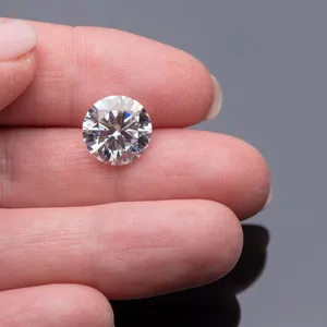 느슨한 라운드 싱글 컷 다이아몬드 10 포인터 G-H VS-SI IJ 컷 진짜 다이아몬드 루스 다이아몬드 천연