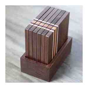 Nouveau design artisanat ardoise caboteur carré en bois de noyer Design personnalisé qualité d'exportation avec qualité d'exportation - Product Image 3