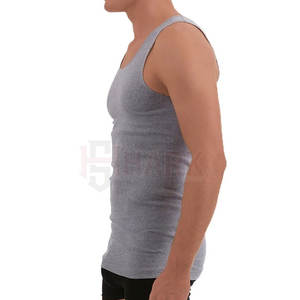 Camiseta sin mangas informal para hombre con servicio de OEM, último diseño, tejido de punto transpirable de gran tamaño, precio bajo de fabricante alto - Product Image 3