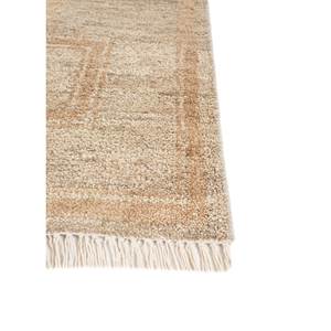 พรมขนสัตว์ถักมือขนาดใหญ่ AKWL-1448 สีเทียมเบจและสีน้ำตาล ลายเรขาคณิต สำหรับตกแต่งห้องนั่งเล่นวัยรุ่น - Product Image 4