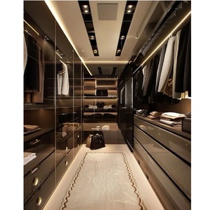 Armarios de armario OEM, tablero de panel MDF, madera acrílica, armarios multicolores modulares brillantes modernos para mascotas con cubierta acrílica - Product Image 5