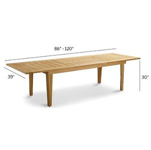 โต๊ะอาหารกลางแจ้งขยายได้สำหรับโครงการโรงแรม - Product Image 3