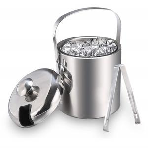 High Quality Double-Walled Stainless Steel Ice Bucket Wine Chiller & Champagne <b>Cooler</b> Drinkware Accessory - Product Image 1