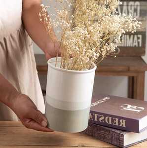 Matte Finish Eco-Friendly <b>Ceramic</b> Utensil Holder for Kitchen | Heavy Weight Dishwasher Oven Safe <b>Spoon</b> Tool Storage Jar | Modern - Product Image 5