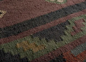 พรมถักด้วยมือที่สวยงามพรมปอกระเจาขนสัตว์ธรรมชาติพรมประตูห้องครัวแบบสั่งทำสำหรับตกแต่งบ้าน - Product Image 4