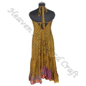 SD005 indien et pakistanais Saree/Shari/Sari fabriqué à partir de polyester de coton de soie-Direct de l'Inde - Product Image 2