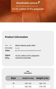 Solona hommes de haute qualité pour Polo Performance Durable 100% coton tissu respirant à la mode solide motif uni teint - Product Image 4