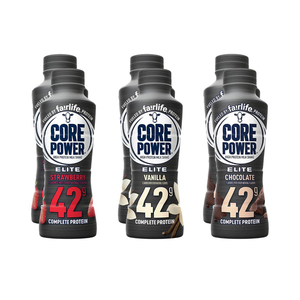 Core Power by Fairlife 26G Protein Milk Shake-Vainilla-14oz-Paquete de 12 botellas - Product Image 1