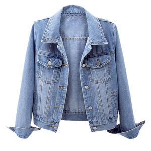 Chaqueta vaquera para mujer, diseño elegante, lavado, Vintage, invierno, tela cómoda, ropa informal, actividades al aire libre, moda diaria - Product Image 5