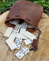 100% qualité parfaite Buffalo Bone Domino ensemble de 25 pièces pour enfants et adultes conseil Domino jeux d'intérieur Domino jeux pour jeu de famille