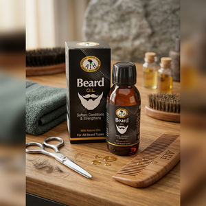 Aceite para Barba de Marca Privada, Cuidado Nutritivo para la Barba, Aceite para Barba 100% Puro, Natural y Orgánico para Hombres - Product Image 2