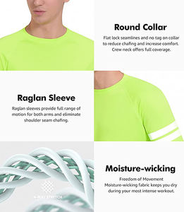 Vente en gros Chemises de travaux de construction vierges personnalisées à haute visibilité à manches longues T-shirt de sécurité haute visibilité pour hommes - Product Image 3