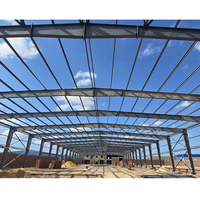 Almacén de almacenamiento de acero prefabricado de 1000 metros cuadrados, edificio, almacén, plan de construcción