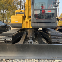 Excavatrice sur chenilles Kobelco SK75-8, 7,5 tonnes, compacte, hydraulique, d'occasion, pour travaux de construction, aménagement paysager et terrassement