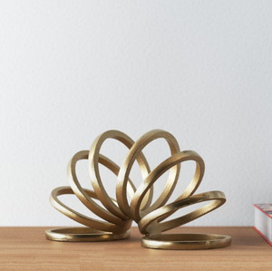 Sustainable Handmade Modern Metal Art Slinky Shape Tabletop Decoration Indoor Interior Decorative <b>Wedding</b> Table - Product Image 1