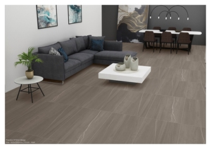 Baldosas de porcelana esmaltada ELON BEIGE de 600x1200mm, baldosas interiores brillantes modernas para baño, Villa, centro comercial, uso antideslizante para habitación - Product Image 2