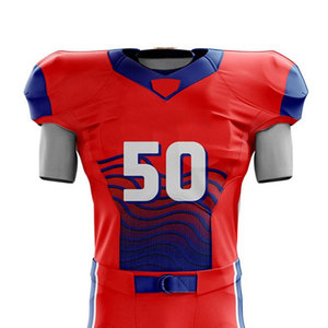 Uniforme de Fútbol Americano Personalizado 100% Poliéster, de Alta Calidad, Manga Corta, Transpirable, Talla Grande para Verano - Product Image 6