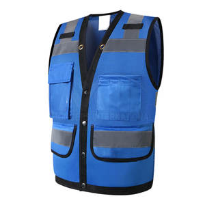 Chaleco de Trabajo de Poliéster Transpirable de Alta Calidad, Certificado CE, Personalizable, Servicio OEM Premium, Alta Visibilidad, Secado Rápido, Cómodo - Product Image 2