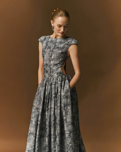 High Technics Daria Cut-Out Maxi Dress Ropa de mujer Estilo elegante Servicios ODM Hecho en Vietnam - Product Image 6