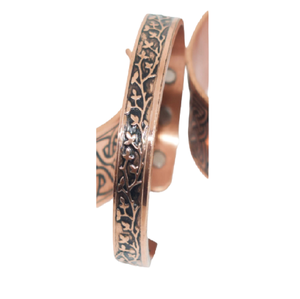 2027 Christmas jewelry Indian Magnetic Cooper Hammered <b>Bracelet</b> for Women <b>Healing</b> Handmade <b>Bracelet</b> Copper Summer Jewelry - Product Image 6