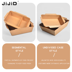 กล่องอาหารกลางวันพลาสติก6ช่องแบบใช้แล้วทิ้งสำหรับบรรจุภัณฑ์อาหารสลัดภาชนะสำหรับพกพาสะดวกสำหรับเป็นของขวัญซื้อของในครัวเรือน - Product Image 2