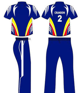 Maillot et pantalon de cricket sur mesure de haute qualité, nouveau design, meilleur prix, uni, teint, 100% polyester, séchage rapide, respirant, uniforme - Product Image 3