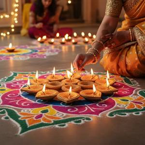 Lámpara de Perfume de Madera Orgánica Ecológica Hecha a Mano de 3 Pulgadas, Paquete de 12, Incienso Indio Sin Químicos para Uso en Festivales Religiosos y Pooja - Product Image 5