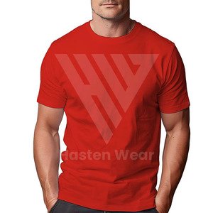 Camisetas de Color Sólido para Hombre, Ropa Deportiva de Manga Corta para Entrenamiento de Gimnasio, Cuello Redondo, Ajuste Muscular - Product Image 2