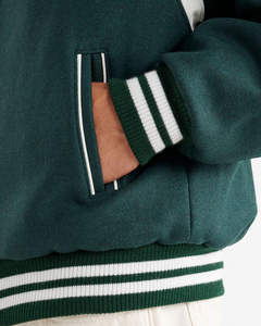 แจ็คเก็ตพัฟเฟอร์หนังปักลายกันน้ำแบบสั่งทำขายส่งปี 2026 สไตล์ไฮสตรีทสำหรับผู้ชายไซส์ใหญ่ - Product Image 6