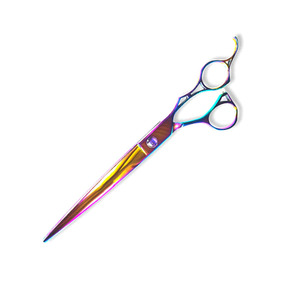 Titanium Color Coated Grooming <b>Scissors</b> Straight Sharp Blades <b>Dog</b> Grooming <b>Scissor</b> Made German Stainless Steel - Product Image 3