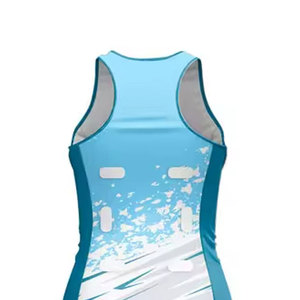 เครื่องแบบเน็ตบอลสีแบบกำหนดเองชุดทีมโพลีเอสเตอร์100% - Product Image 5