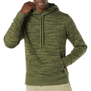 Conjuntos de chándal para hombre Jersey de color sólido con capucha y pantalón largo Chándal de dos piezas Trajes de sudor - Product Image 1