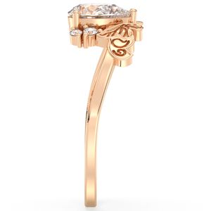 Reyes 925ที่สง่างามเงินสเตอร์ลิงหรูหราเครื่องประดับที่ดี VVS Moissanite ตัดยอดเยี่ยมแหวนหมั้นสำหรับผู้หญิงของขวัญแต่งงาน - Product Image 5