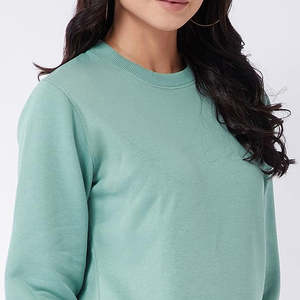 Sudaderas ecológicas de algodón 100% para mujer, novedad en sudaderas de secado rápido con hombros caídos y cuello redondo, ropa de calle personalizada, diseño frontal de otoño - Product Image 6