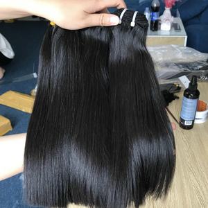 Extensiones de cabello humano Remy virgen 100%, cabello chino negro recto de hueso Natural de alta calidad, doble trama, cabello de Vietnam 100g - Product Image 3