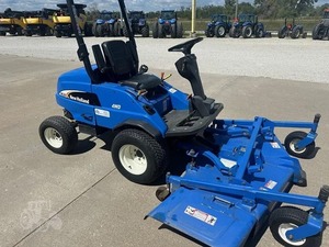 Tracteur de jardin bleu 4 roues motrices avec moteur, facile à utiliser - Product Image 6