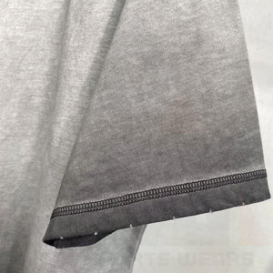 T-shirt vintage oversize pour homme, délavé à l'acide, finition délavée aux minéraux, 100% coton, imprimé sérigraphié, léger, respirant, style urbain - Product Image 4