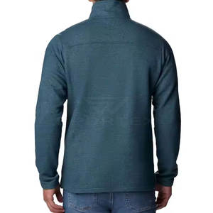 Vente en gros de sweat-shirt à demi-fermeture éclair pour hommes sur mesure dernière conception d'hiver en polyester/coton sweat-shirts à capuche et sweat-shirts pour hommes - Product Image 2