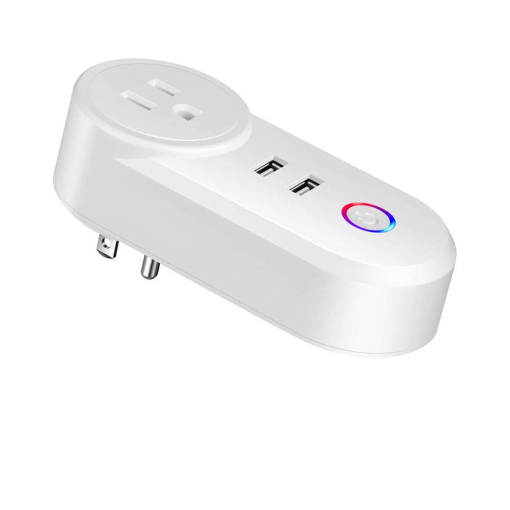 HONPNK Wifi Smart Switch Plug Outlet Smart Socket Wireless Wall Mounted Smart Plug Tuya Smart Life APP Support Alexa Google