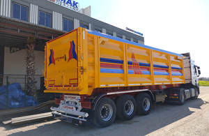 Fabricante de Semirremolques de Volteo Tipo Acordeón de Alta Resistencia para Transporte en Minería y Construcción, Hecho en Turquía - Product Image 5