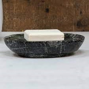 Quality Collection Grey Marble Soap Dish Holder Tray Square Self-adhesive Hotel Bathtub Biodegradable Eco Friendly Unique Pretty - Product Image 2