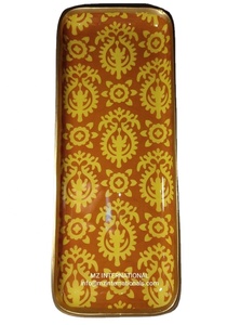 Vente en gros Logo personnalisé Hôtel Restaurant Plateau de service rectangulaire en métal à biscuits en or rose Plateau roulant en acier inoxydable - Product Image 1