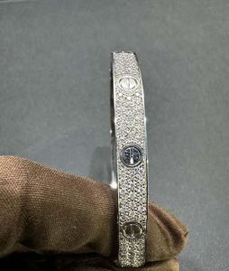 VVS Moissanite Bracelet en argent sterling 925 plaqué or blanc, le testeur de diamants - Product Image 4